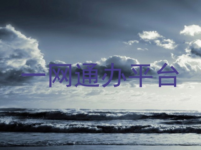 一网通办平台