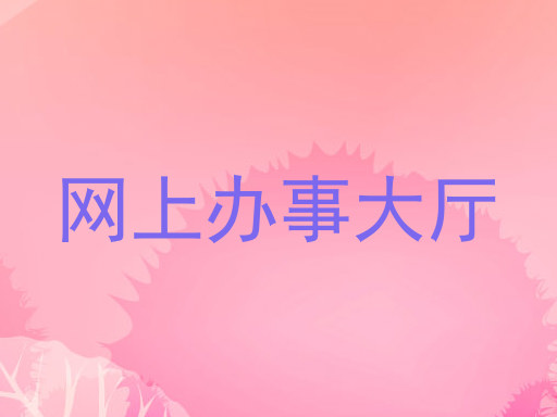 网上办事大厅
