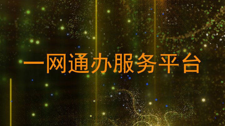 一网通办服务平台