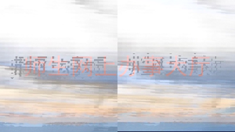 师生网上办事大厅