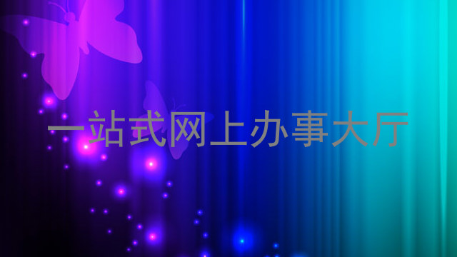 一站式网上办事大厅