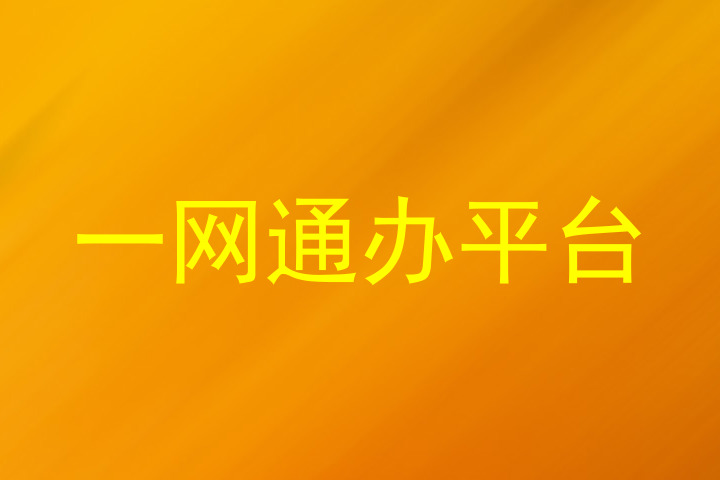 一网通办平台