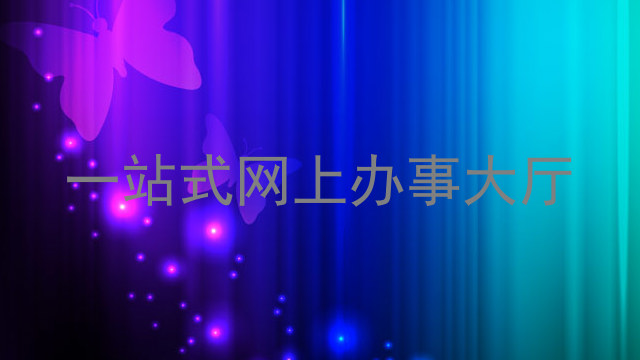 一站式网上办事大厅