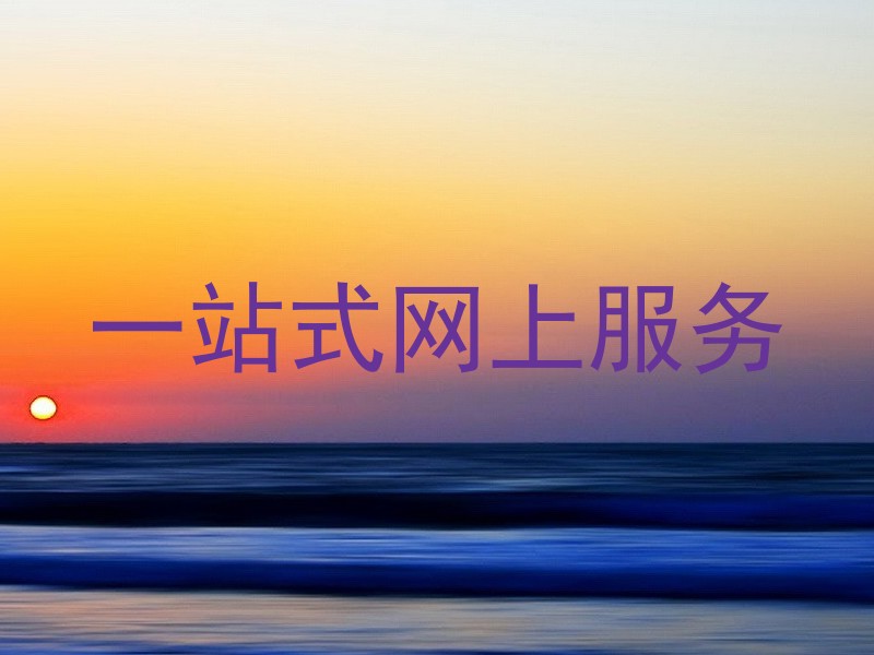 一站式网上服务