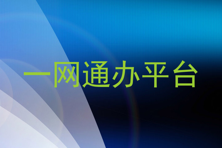 一网通办平台
