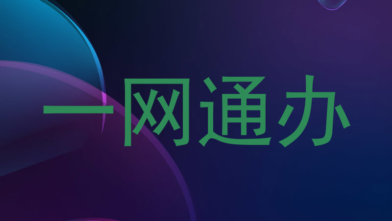 一网通办