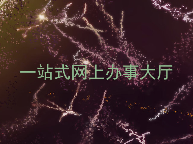 一站式网上办事大厅
