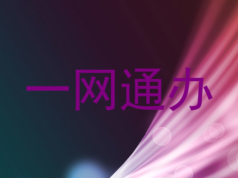 一网通办