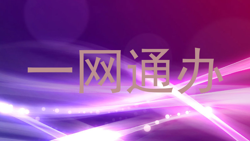 一网通办