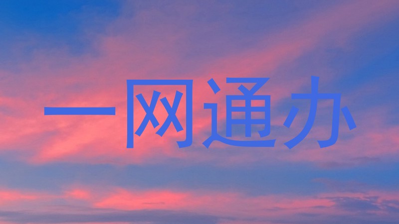 一网通办