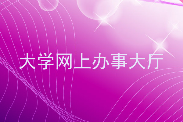 大学网上办事大厅