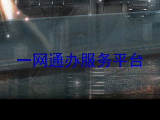 一网通办服务平台
