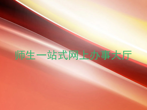 师生一站式网上办事大厅