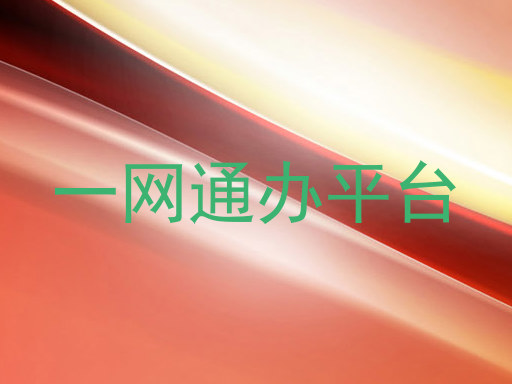 一网通办平台
