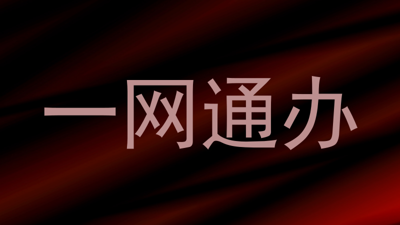 一网通办