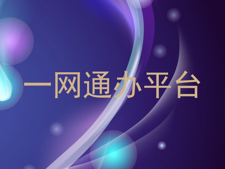 一网通办平台