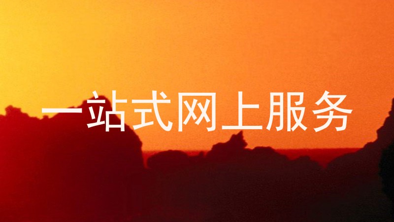 一站式网上服务