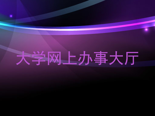 大学网上办事大厅