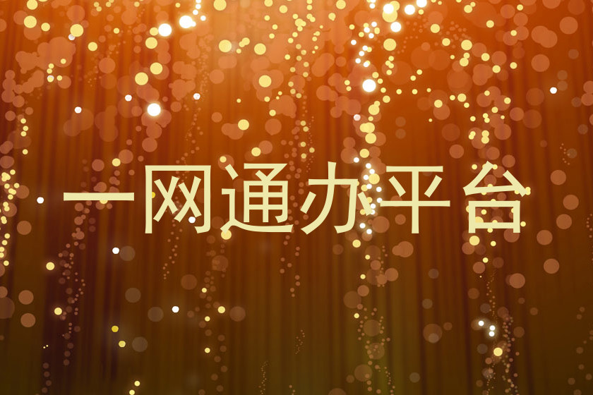 一网通办平台