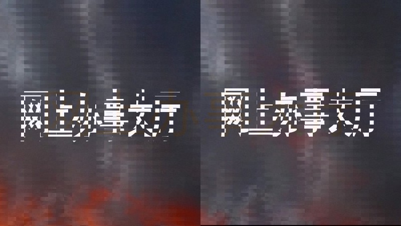 网上办事大厅