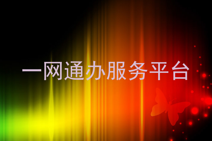 一网通办服务平台
