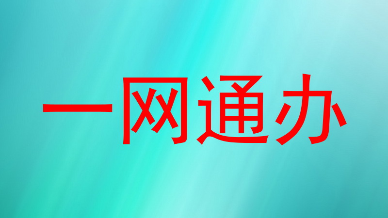 一网通办
