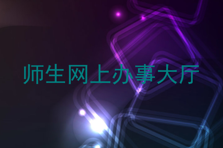 师生网上办事大厅