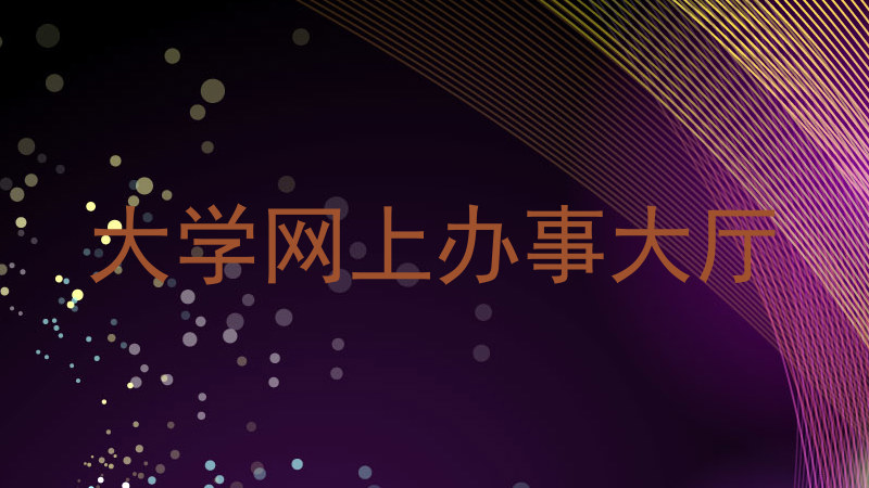 大学网上办事大厅