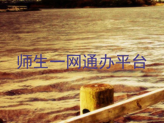 师生一网通办平台