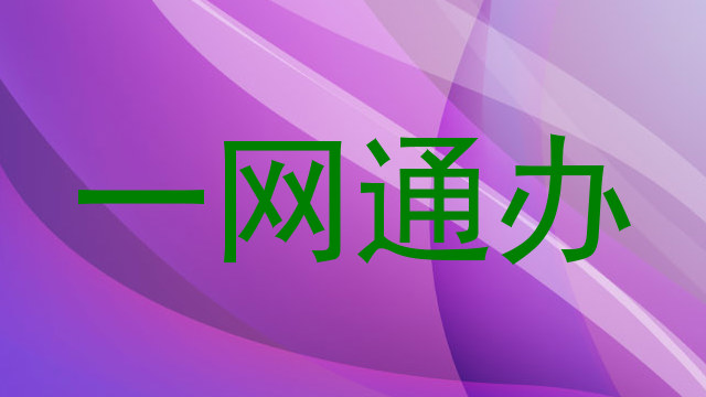 一网通办
