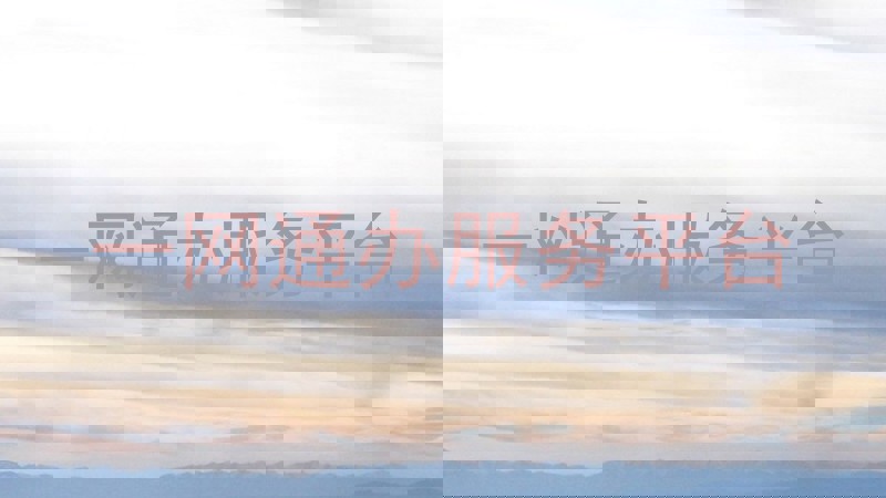 一网通办服务平台