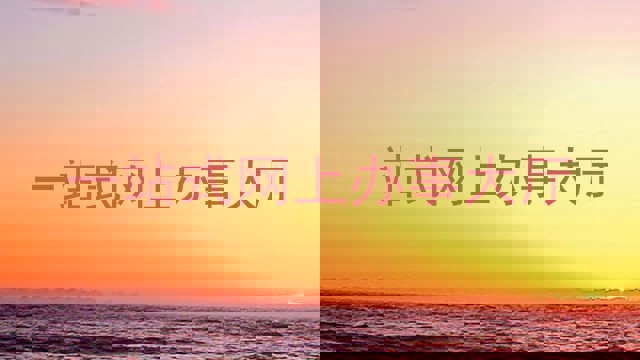 一站式网上办事大厅