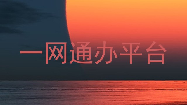 一网通办平台