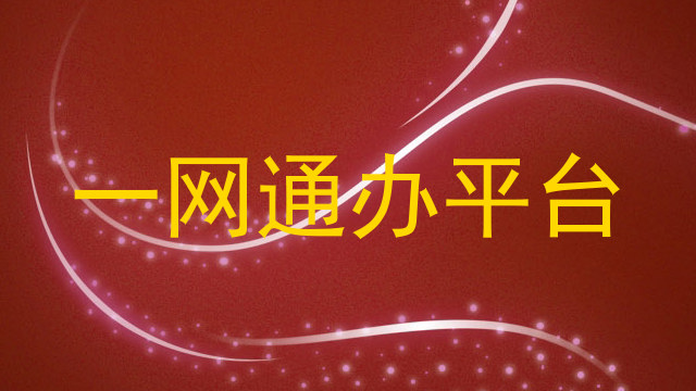 一网通办平台