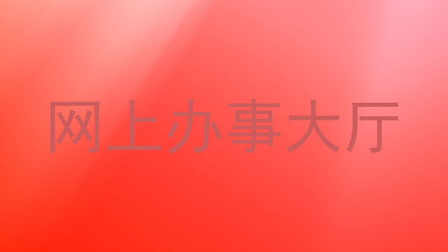 网上办事大厅