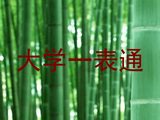 大学一表通