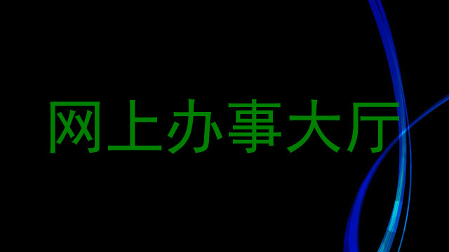 网上办事大厅