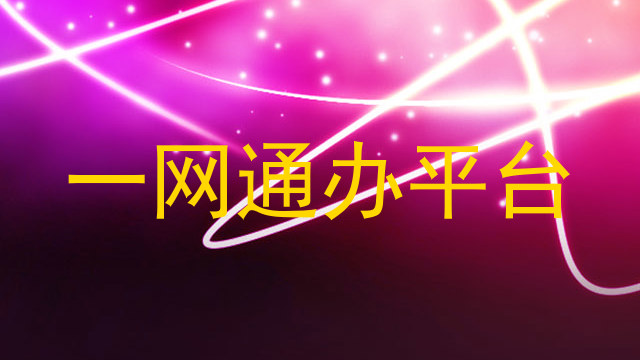一网通办平台