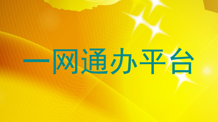 一网通办平台