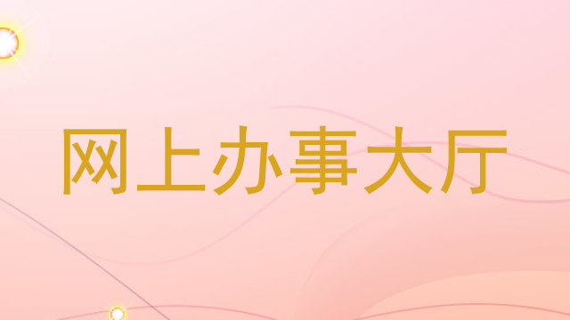 网上办事大厅