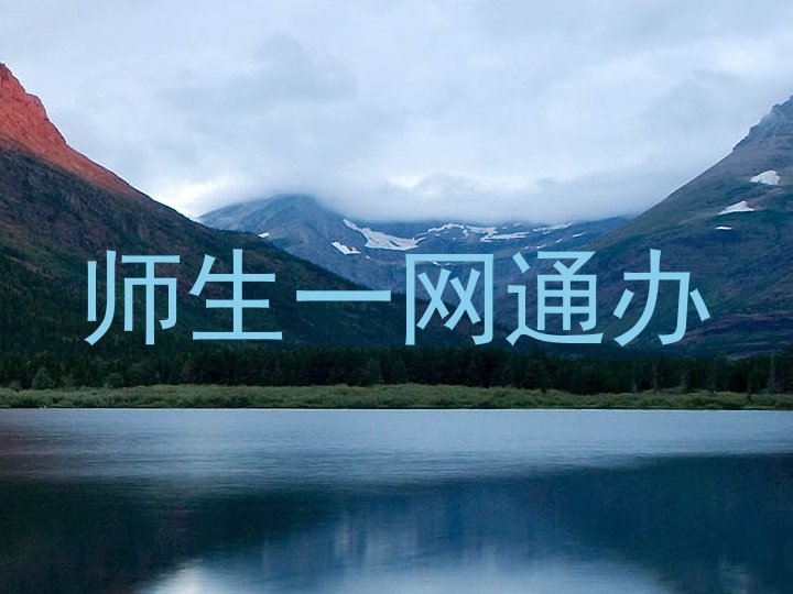 师生一网通办