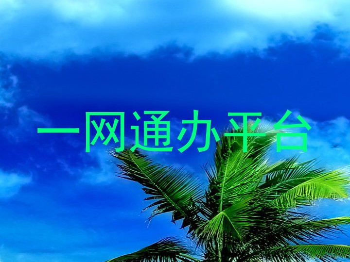 一网通办平台