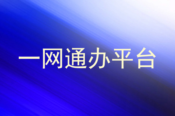 一网通办平台