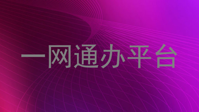 一网通办