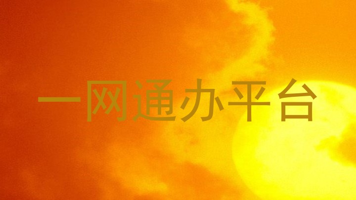 一网通办平台