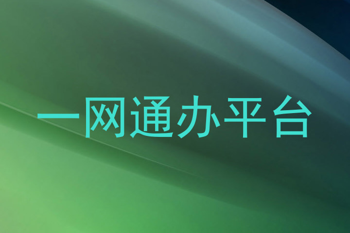 一网通办平台