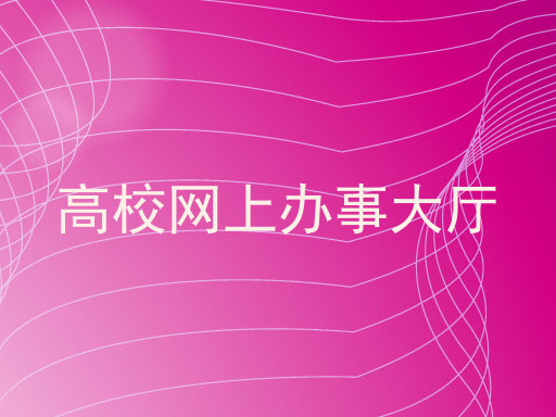 高校网上办事大厅