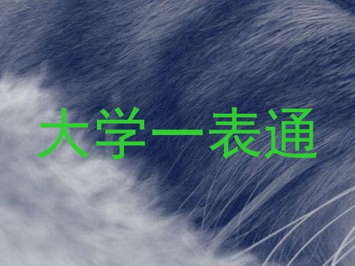 大学一表通
