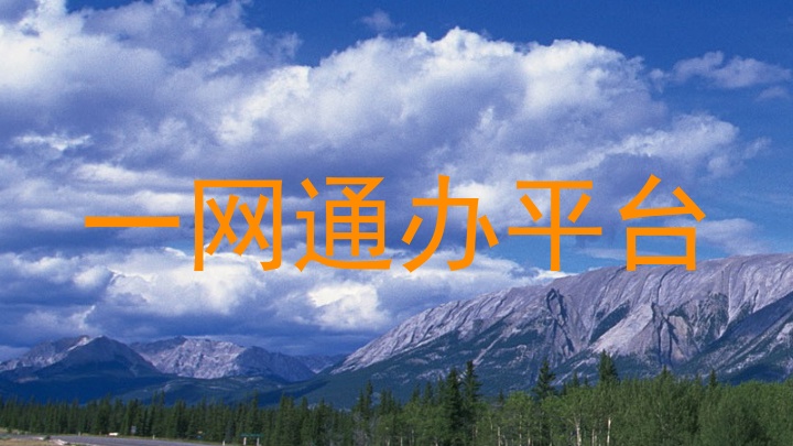 一网通办平台