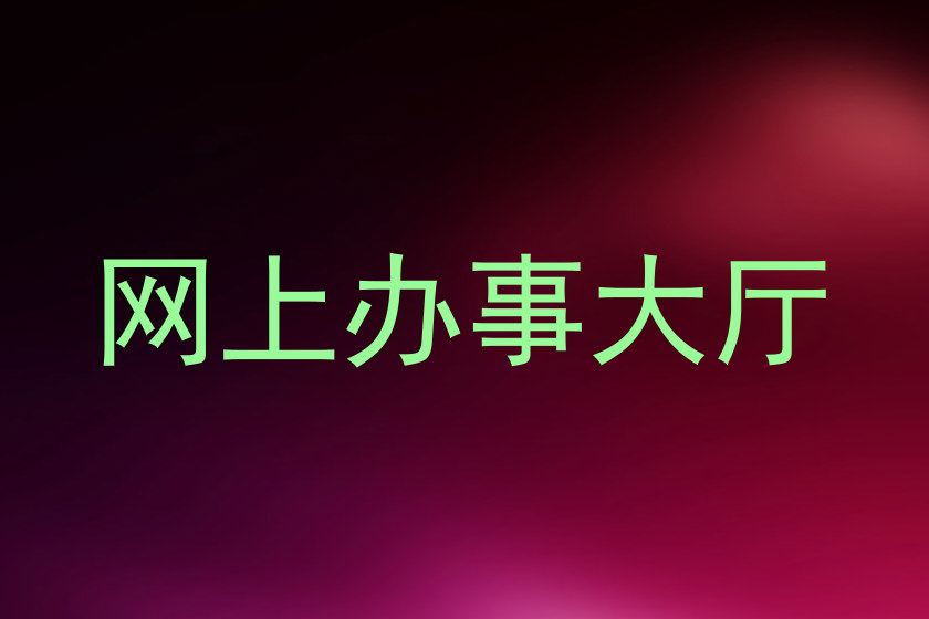 网上办事大厅